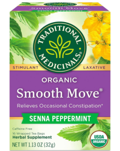 Traditional Medicinals Smooth Move Peppermint, 16 tea bags