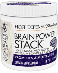 Host Defense BrainPower Stack Powder - Front view