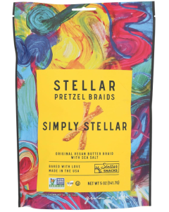 Stellar Pretzel Braids Snack Simply Stellar - Front view