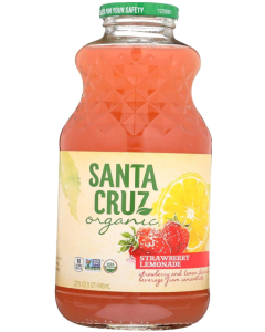 Santa Cruz Organic Strawberry Lemonade, 32 oz.