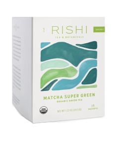 Rishi Tea Matcha Super Organic Green Tea - Front view