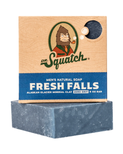 Dr. Squatch Men's Natural Bar Soap Fresh Falls - Front view