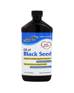 North American Herb Oil of Black Seed - Front view