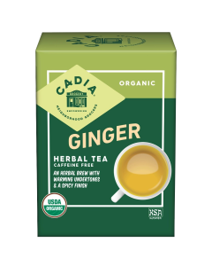 Cadia Organic Ginger Tea - Front view