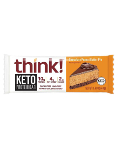 Think! Keto Chocolate Peanut Butter Pie Protein Bar