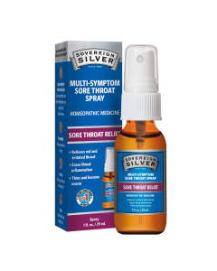 Sovereign Silver Multi-Symptom Sore Throat Spray - Front view