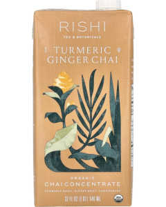 Rishi Tea Turmeric Ginger Chai Concentrate Tea - Front view