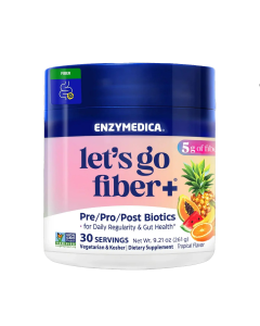 Enzymedica Let's Go Fiber+ Tropical - Front view