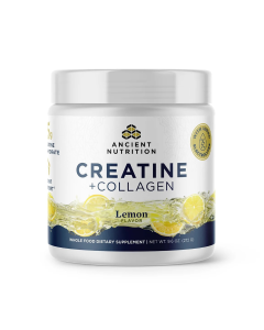 Ancient Nutrition Creatine + Collagen + Electrolytes Lemon Flavor - Front view