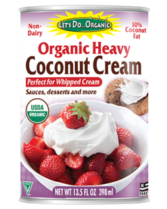 Let's Do Organic Heavy Coconut Cream, 13.5 oz.
