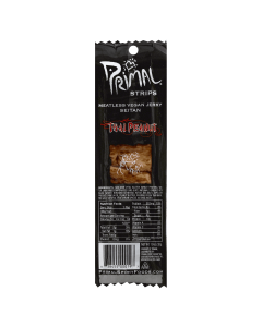 Primal Strips Meatless Vegan Jerky, Seitan Thai Peanut, 1 oz.