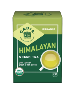 Cadia Himalayan Organic Green Tea - Front view