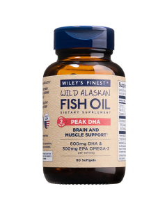 Wiley's Finest Wild Alaskan Fish Oil Peak DHA - Front view