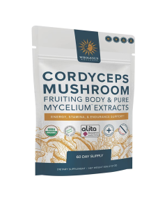 Wholesun Wellness Cordyceps Mushroom Extract Powder - Front view