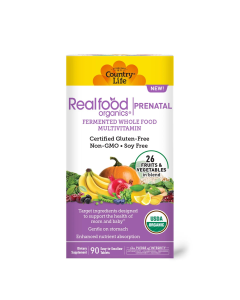 Country Life Realfood Organics Prenatal Multivitamin - Front view