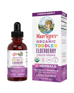 MaryRuth's Organic Toddler Elderberry Liquid Drops - Front view