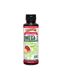 Barlean's Omega Flax Oil Strawberry Banana Smoothie - Front view