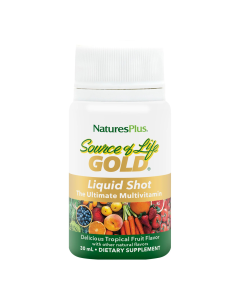 Natures Plus Gold Multivitamin Liquid Shot - Front view