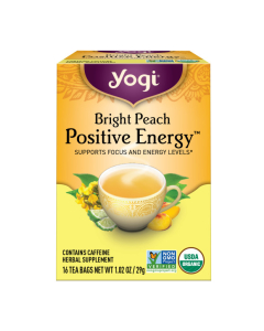 Yogi Tea Peach Bergamot Bright Day, 16 Tea Bags