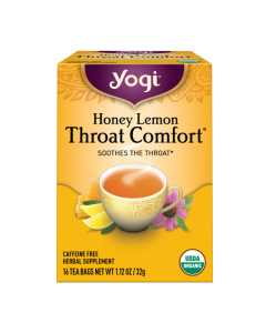 Yogi Tea Honey Lemon Throat Comfort, 16 Tea Bags