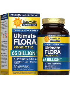 Renew Life Synbiotic 3-in-1Probiotic - Front view