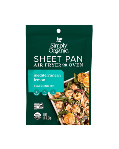 Simply Organic Sheet Pan Seasoning Mediterranean Lemon - Front view