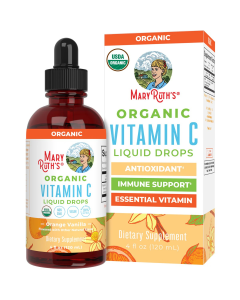 MaryRuth's Organic Vitamin C Liquid Drops Orange Vanilla - Front view