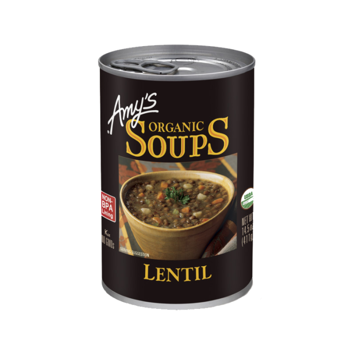 Amy's Organic Lentil Soup, 14.5 oz.