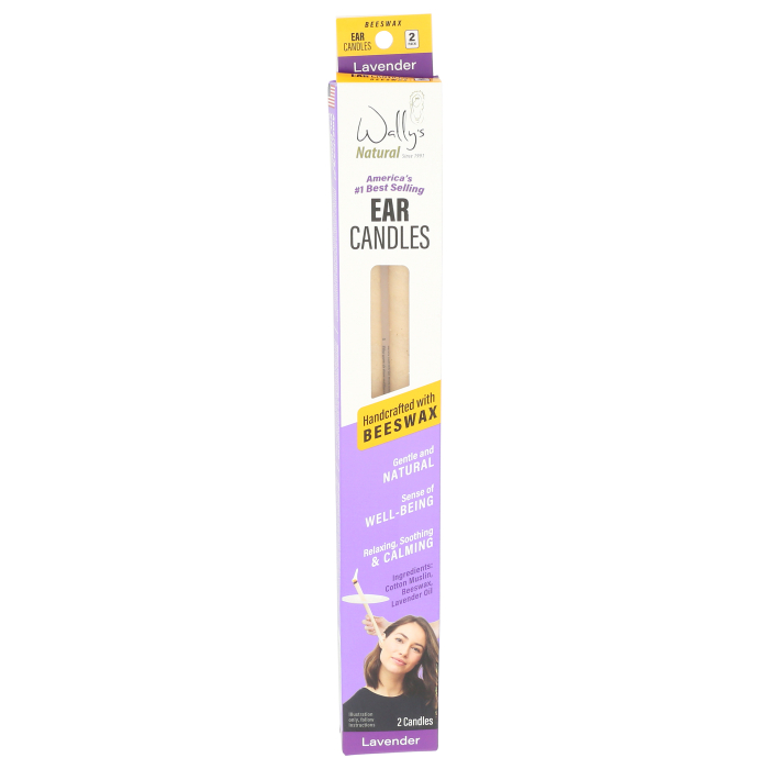 Wally's Natural Lavendar Beeswax Ear Candles - Main