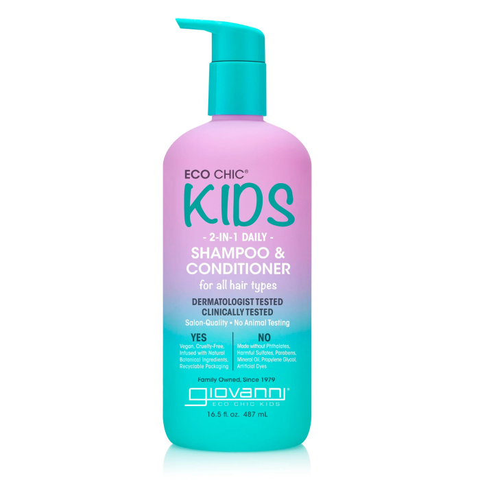 Giovanni Eco Chic Kids Leave-In Conditioning & Styling Elixir - Front view