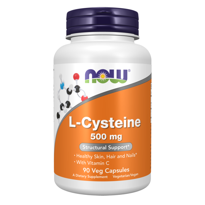 NOW Foods L-Cysteine 500 mg - 90 Veg Capsules