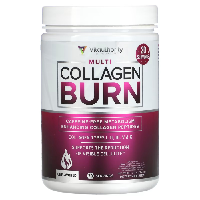 Vitauthority Multi Collagen Burn Unflavored - Front view