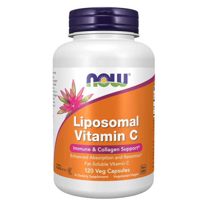 NOW Foods Liposomal Vitamin C - 120 Veg Capsules