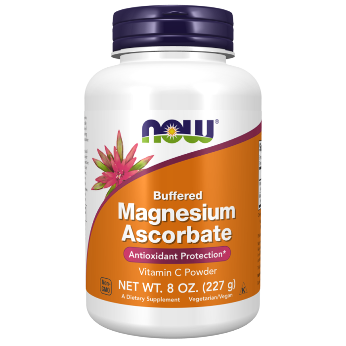 NOW Foods Magnesium Ascorbate Powder - 8 oz.