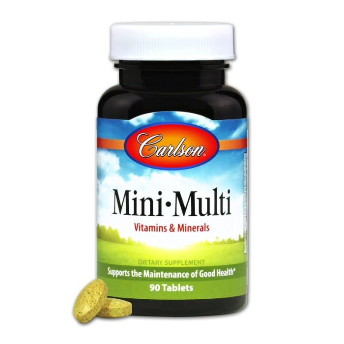 Carlson Mini-Multi Vitamins & Minerals, 90 Tablets