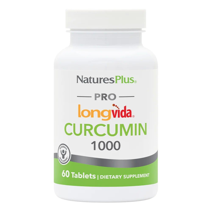 Nature's Plus Pro Longvida Curcumin 1000mg - Front view