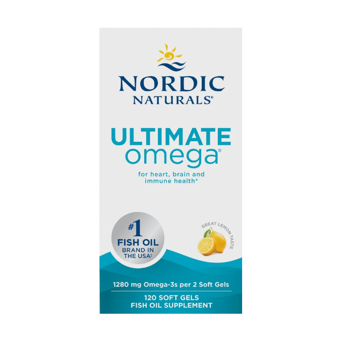 Nordic Naturals Ultimate Omega Lemon, 120 softgels