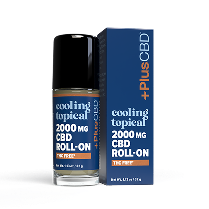 CV Sciences CBD Roll On 2000mg Cooling Topical - Front view