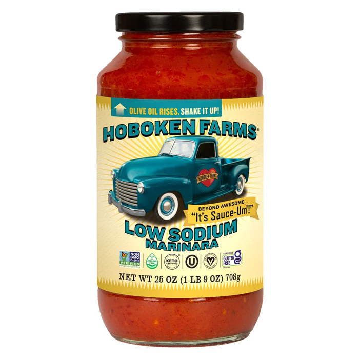 Hoboken Farms Low Sodium Marinara Sauce - Front view
