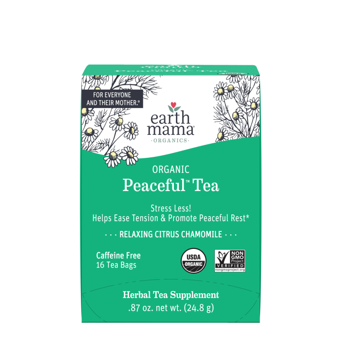 Earth Mama Organic Peaceful Tea - Main