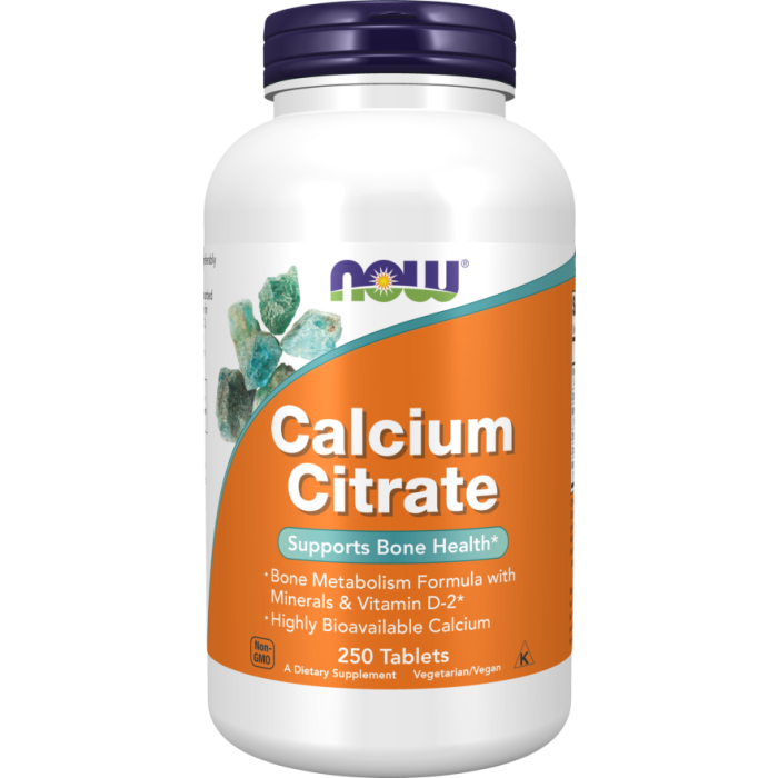 NOW Foods Calcium Citrate - 250 Tablets