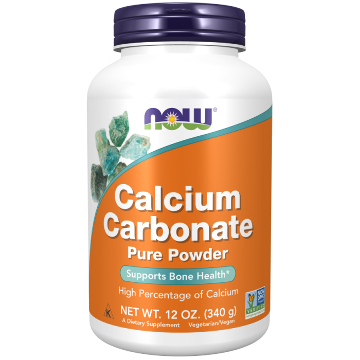 NOW Foods Calcium Carbonate Powder - 12 oz.