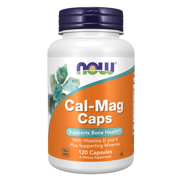 NOW Foods Cal-Mag Caps - 120 Capsules