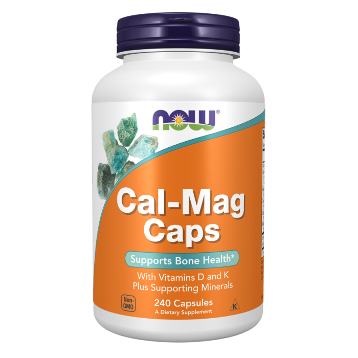 NOW Foods Cal-Mag Caps - 240 Capsules