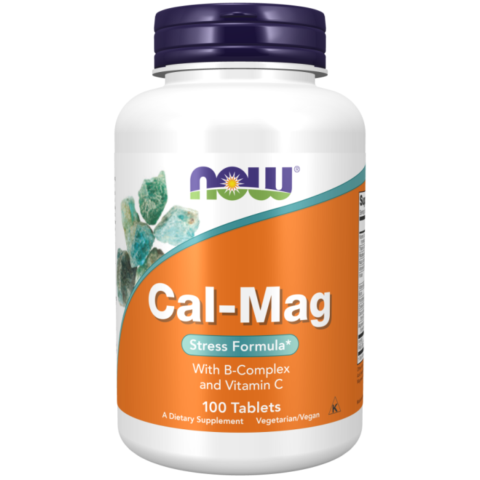 NOW Foods Cal-Mag Stress Formula - 100 Tablets