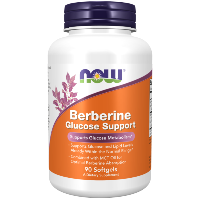 NOW Foods Berberine Glucose Support - 90 Softgels