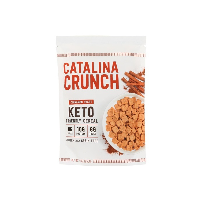 Catalina Crunch Keto Friendly Cinnamon Toast Cereal - Front
