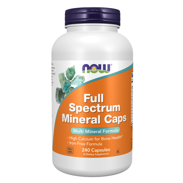 NOW Foods Full Spectrum Mineral Caps - 240 Capsules