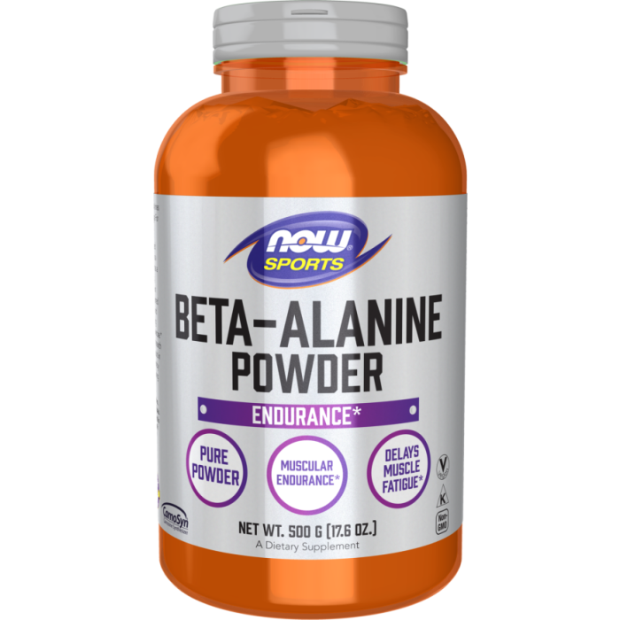 NOW Foods Beta-Alanine - 500 g (17.6 oz.)