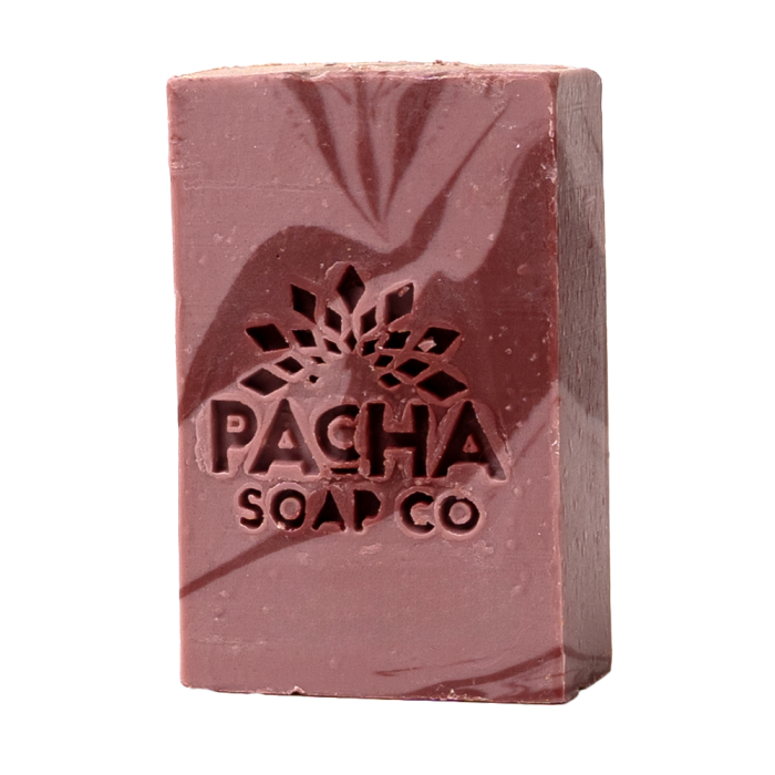 Pacha Soap Co. Spiced Pomegranate Soap - Front view